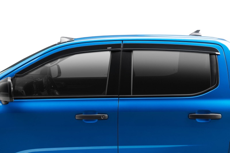 Ford Ranger SuperCrew Ventvisor - Husky Liners - Low Profile - Smoke - `19-`25